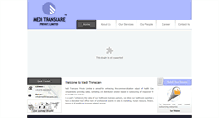 Desktop Screenshot of meditranscare.com